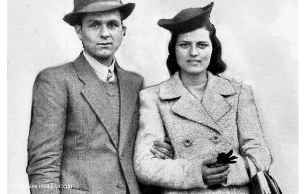 1943, Sabato 11 Dicembre - Foto ricordo del matrimonio di Angiolino