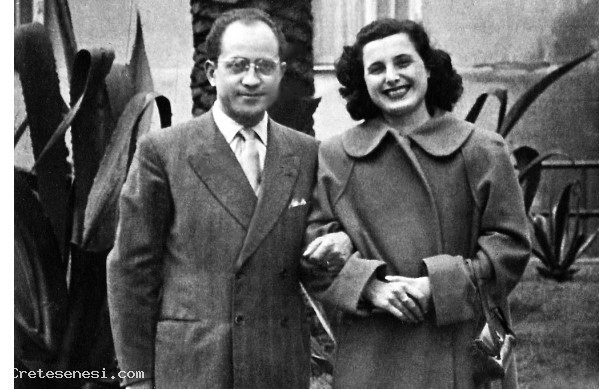 1950, 24 Maggio - Socrate e Carla, sposi a Genova Sestri
