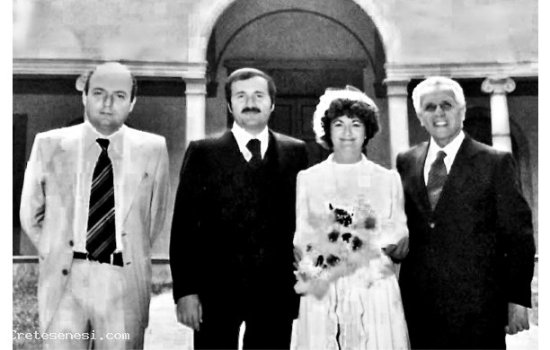 1977, Luned 6 Giugno - Divo si sposa a Firenze