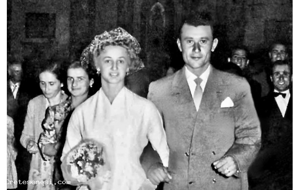 1955, Venerd 10 Giugno - Marcello si sposa a Sant'Agostino